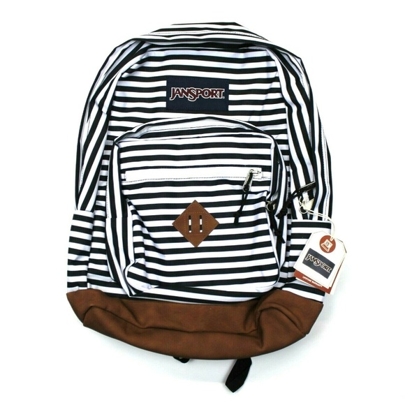 jansport striped backpack